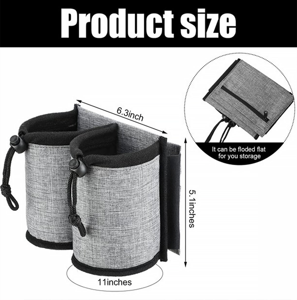 Roll-A-Beverage™ - Luggage Handle Cup Holder - Traveler's Haven