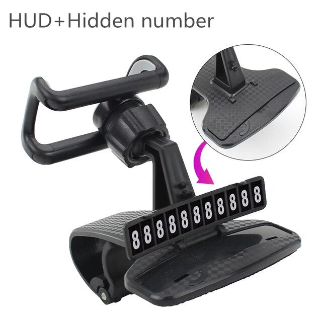 2021 Car Rear Pillow Telescopic Phone Holder Tablet Car Stand Seat Rear Headrest Mounting Bracket for Phone iPad Tablet Support