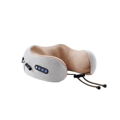 Multifunctional U-shaped Massage Pillow New Electric Heating Cervical Spine Neck Massager Car Portable Soft Pillow for Women Man