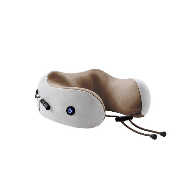 Multifunctional U-shaped Massage Pillow New Electric Heating Cervical Spine Neck Massager Car Portable Soft Pillow for Women Man