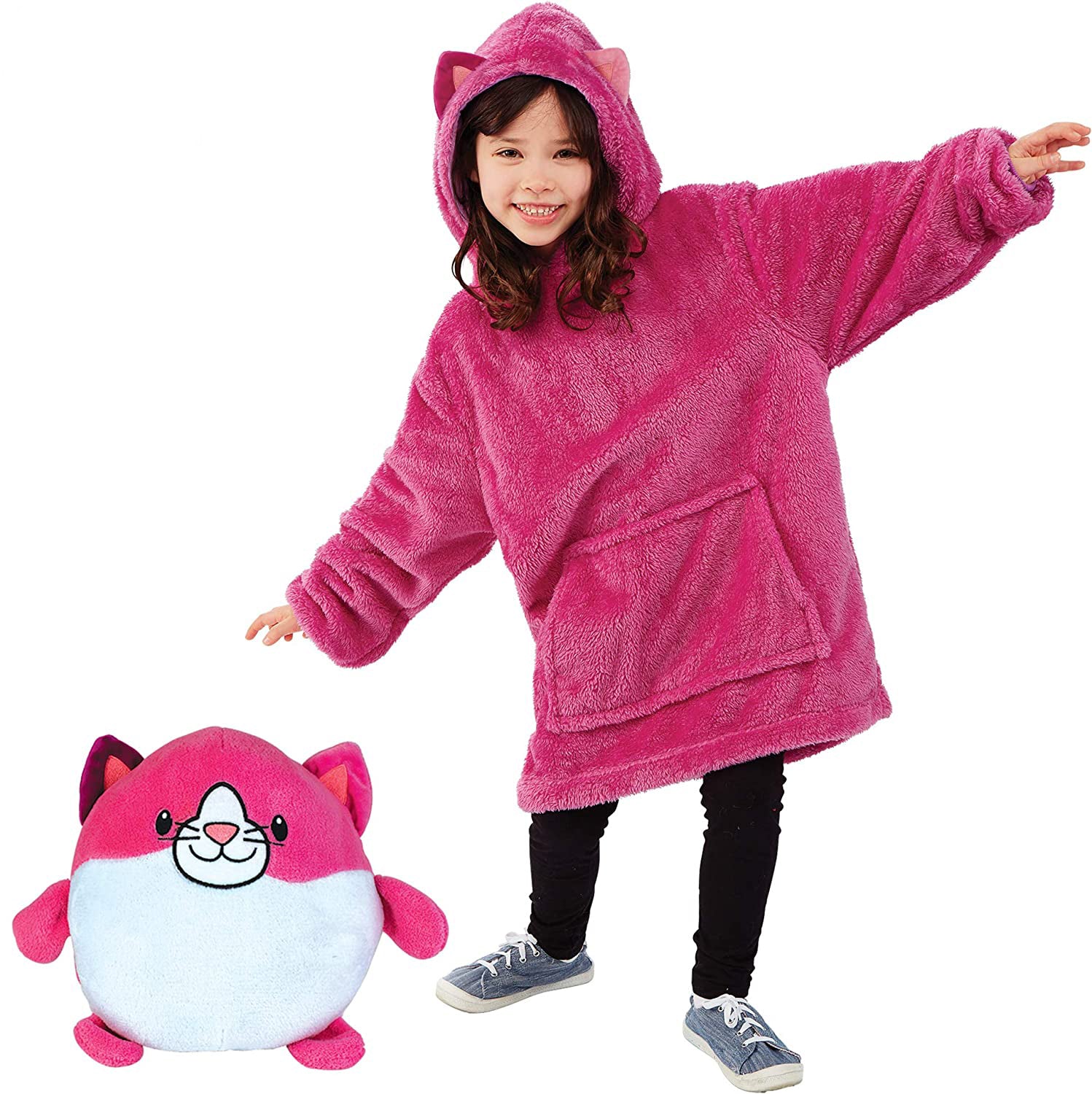 CuddlyFurends™ - Kids Plush Toy Character Hoodie - Traveler's Haven