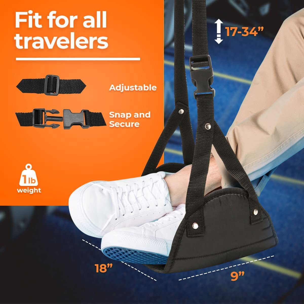 FeetRetreat™ - Travel Foot Hammock