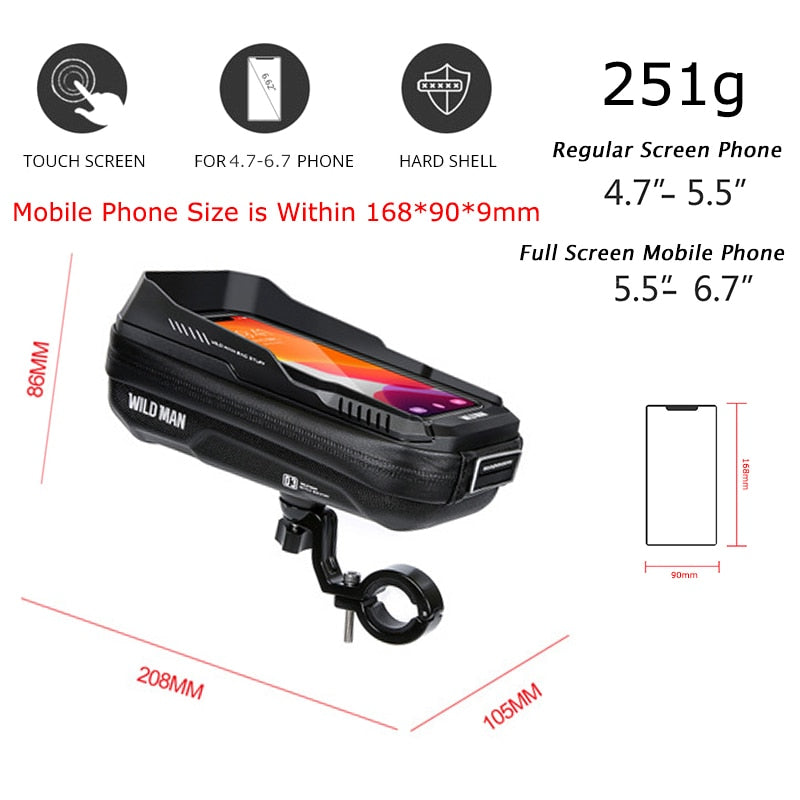 WILD MAN™ - Hardcase Bike Phone Mount - Traveler's Haven