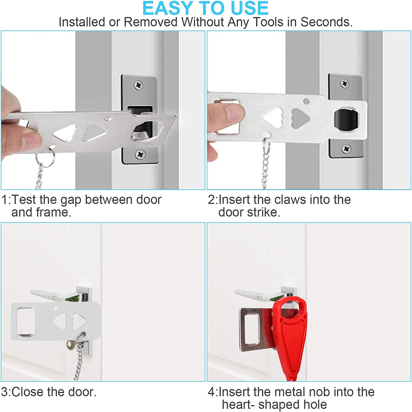 HotelGuard™ - Portable Door Lock