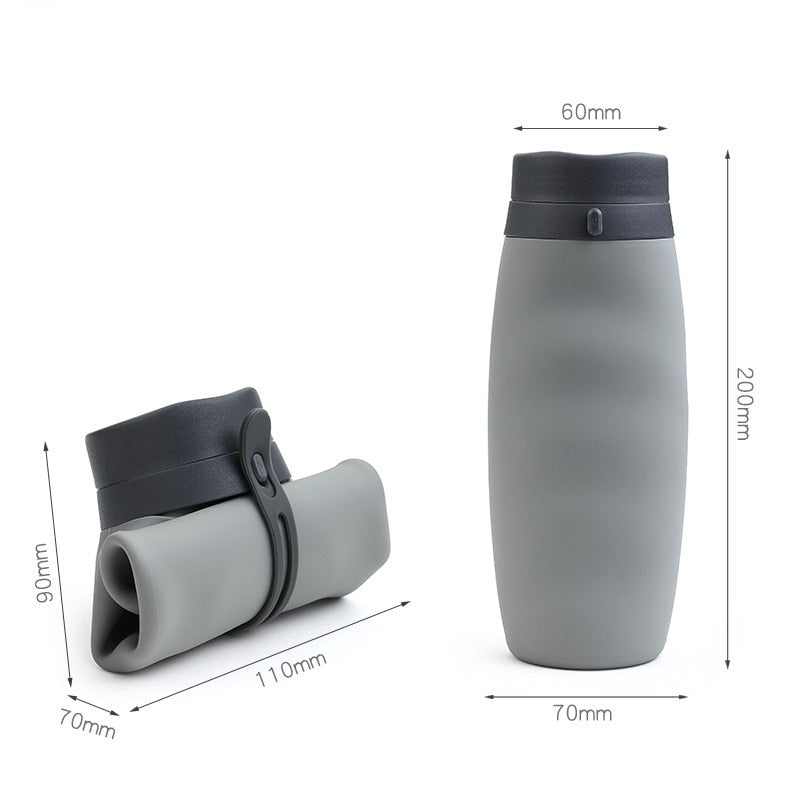 JourneyHydrate™ - Collapsible Water Bottle - Traveler's Haven