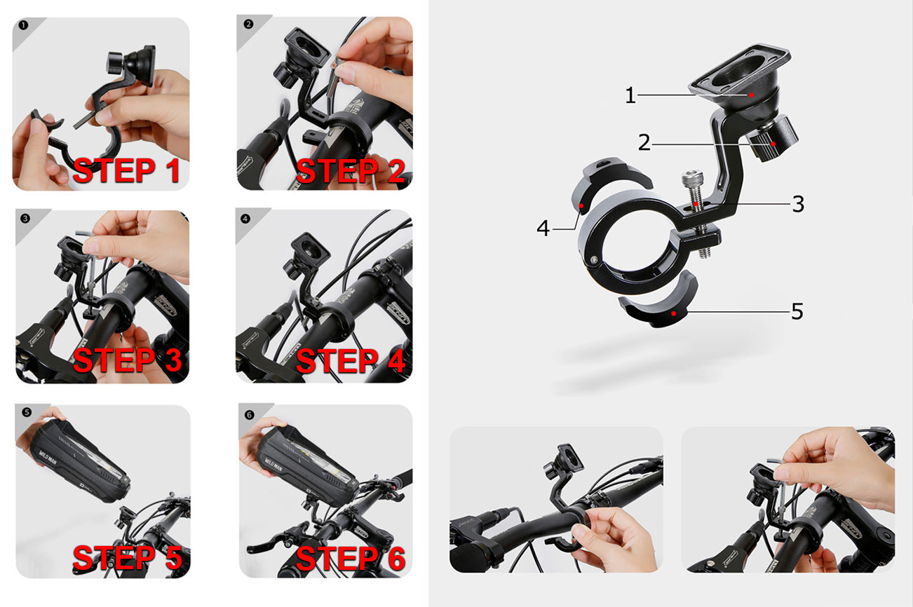 WildMan™ - Hardcase Bike Phone Mount