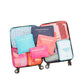 6 PCS Travel Storage Bag Set for Clothes Tidy Organizer Wardrobe Suitcase Pouch Travel Organizer Bag Case Shoes Packing Cube Bag